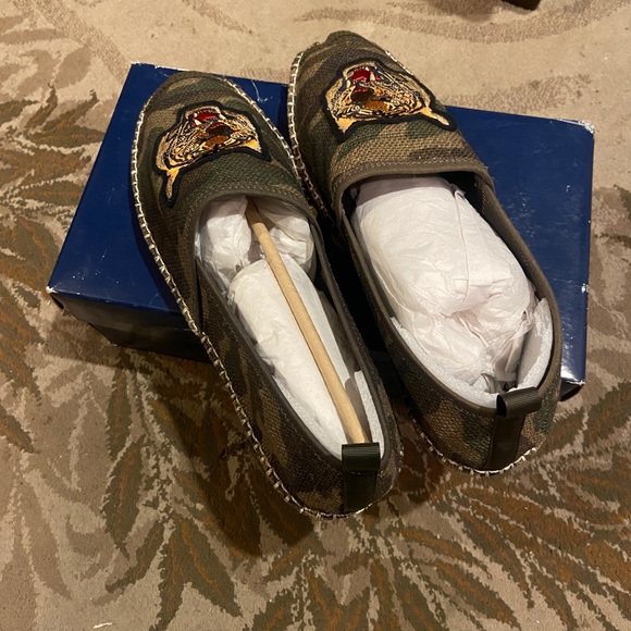 POLO RALPH LAUREN CAMO TIGER PATCH BARRON MEN SIZE 11.5 - Picture 2 of 4
